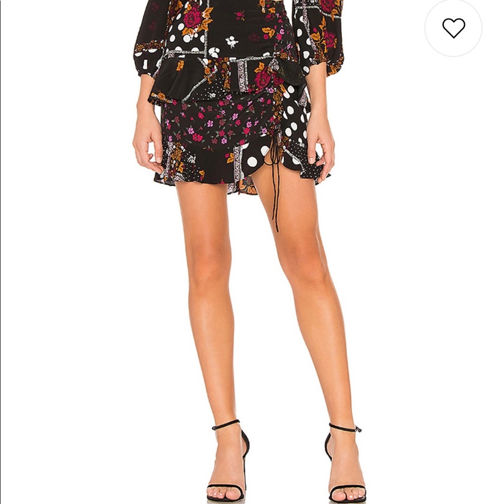 For Love & Lemons Mini Skirt